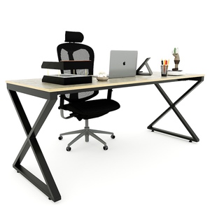 โต๊ะทำงานไม้เอชบีเอ็กซ์ซี รุ่น XConcept HBXC049 ขนาด 180x70 ซม. แบบมินิมอล พร้อมเคลือบเมลามีน ทนทาน รูปทรงตัวแอล สำหรับสำนักงาน - Product Image 4