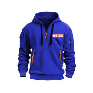 60% coton 40% Polyester lourd Double couche capuche cordon pull 300 GSM goutte épaule conception unie lâche taille 3XL - Product Image 4