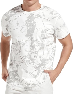 Algodón transpirable secado rápido unisex en blanco liso elegante cuello redondo verano gimnasio ropa deportiva moda Dry Fit camisetas tops - Product Image 1