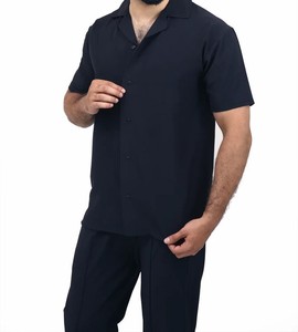 Chándal de verano de dos piezas para hombre con top de manga corta - Product Image 3