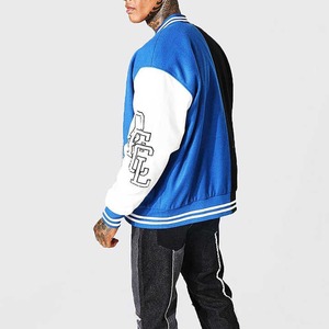 OEM chaqueta de grafiti para los hombres chaqueta de béisbol al por mayor a granel de lana Lisa para los hombres personalizado bordado carta de etiqueta privada para la venta - Product Image 2