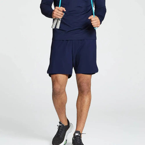 2023 Logo personnalisé Fitness été court blanc unisexe français éponge imprimé plaine hommes shorts de bain - Product Image 3