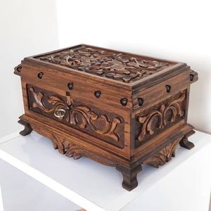 กล่องของขวัญทำจากไม้ desgin กล่องเก็บเครื่องประดับทำด้วยมือล่าสุดสำหรับตกแต่งคริสต์มาส100% - Product Image 4