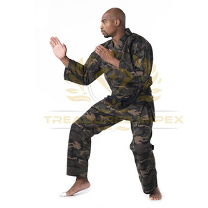 Uniforme de Judo pour Entraînement Rare Poids Lourd Camouflage Karaté Gi Coton Polyester Respirant Arts Martiaux Judo Set - Product Image 3