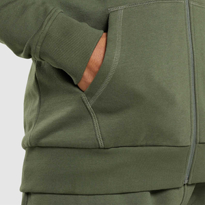 Sweats à capuche avec fermeture éclair pour hommes Fourniture en usine de sweats à capuche pour hommes chauds et élégants avec marque personnalisée veste à capuche pour hommes au design professionnel - Product Image 3