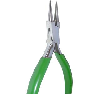 <b>Plier</b> 5" <b>round</b> <b>nose</b> heavy v-spring s/s jewelry tools - Product Image 2