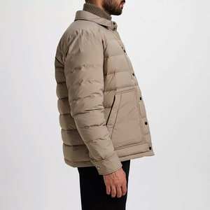 À la mode Street Style hommes doudoune surdimensionné matelassé bulle manteau chaud hiver en plein air décontracté pleine fermeture éclair veste imperméable - Product Image 5