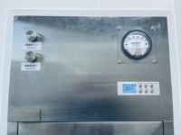 Boîte de transfert dynamique à interverrouillage mécanique pour environnements propres en usine pharmaceutique