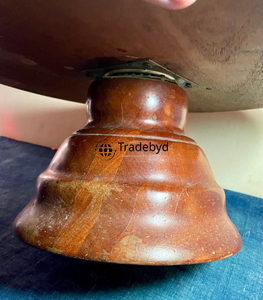 แท่นวางเค้กไม้ทรงกลมหรูหราสำหรับงานปาร์ตี้ที่ให้บริการเบเกอรี่และของตกแต่งบ้าน - Product Image 3