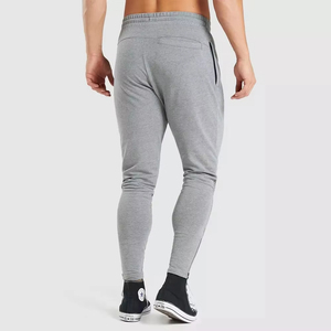 OEM personalizado hombres pantalones de chándal Streetwear pantalones de chándal Logo ajustado deportes Joggers Casual media cintura cordón gimnasio entrenamientos - Product Image 2