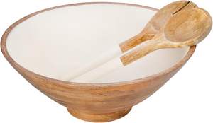 Cuenco de madera de Acacia ecológico, forma única, Color marrón, diseño clásico para mesa de comedor, Plato decorativo - Product Image 2