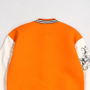 Venta al por mayor de chaquetas universitarias de talla grande para hombre, chaqueta de béisbol en blanco para niños, chaqueta de invierno lisa con letras y logotipo personalizado para hombre - Product Image 6