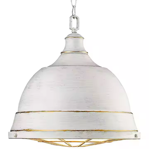 Azora Industries Pendentif en fer enduit de poudre blanche de meilleure qualité Design moderne pour la maison Hôtels Restaurants Objets décoratifs - Product Image 3