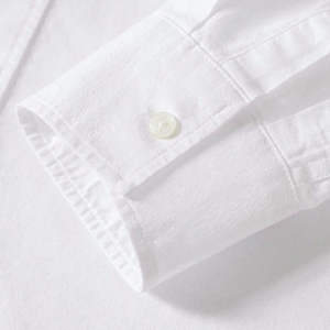 เสื้อเชิ้ตแขนยาวผู้ชาย, เสื้อลูกไม้ด้านหน้าไวกิ้งระบายอากาศลำลอง - Product Image 3