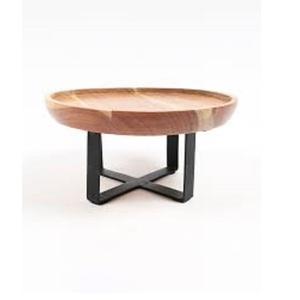 Soporte para Pastel de Madera de Acacia Hecho a Mano, con Alta Resistencia y Hermosos Patrones de Grano, para Exhibición de Postres - Product Image 6