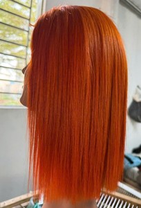 <b>Cheap</b> Virgin Human Hair Customizable Lace Front <b>Wig</b> Dye Color Top Quality Lace Frontal <b>Wig</b> Hair With Wefted Back. - Product Image 2