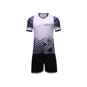 Premium Quality Fully Custom 100% Polyester Heat-Transfer Printed Unisex All Seasons Soccer Jerseys & Shorts <b>Set</b> Customized Logo - Product Image 6