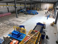 Bâtiment d'atelier préfabriqué en acier, usine de production industrielle intelligente