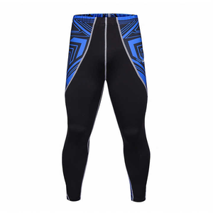 Leggings de fitness non transparents pour hommes Leggings de fitness pour hommes à travers le tissu tricoté Vêtements de sport pour hommes - Product Image 1