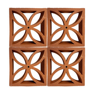 Blocs de brise pour décoration murale motif géométrique bloc de brise en terre cuite bloc de brise d'argile plafond creux décoratif - Product Image 1