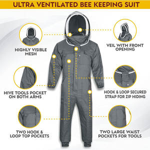 Bon marché Vente en gros Meilleure combinaison de sécurité pour l'apiculture Tenue complète pour l'apiculture-Tenue avec protection-Costume d'apiculture fabriqué par Mexico - Product Image 5