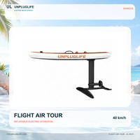 Planche de surf électrique hydrofoil gonflable UNPLUGLIFE FLIGHT AIR TOUR pour le tourisme et les sports nautiques