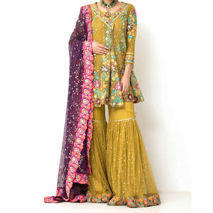 Robes de soirée décontractées pour femmes de qualité supérieure/pakistanaise fabriquée 2025 nouveauté vêtements de fête à vendre - Product Image 1