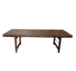 Phong cách mộc mạc 8-chân khai hoang bằng gỗ trang trại bảng rắn gỗ gấp bàn ăn cho tiệc cưới tiệc chiêu đãi và các sự kiện khách sạn - Product Image 1