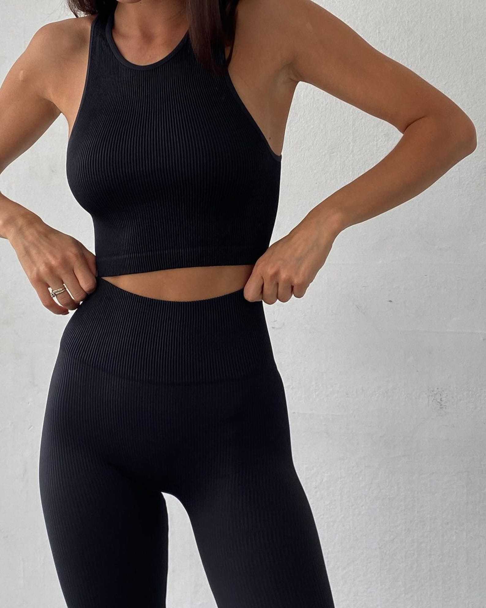 Women's High Shaping Jogger Pants Comfortable Breathable Cotton Fleece 300g Sport Underwear Drawstring Tummy Control Butt