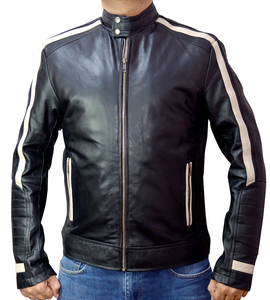 Chaqueta de cuero personalizada 2024 para hombre, chaqueta sólida de manga larga para Hombre | Chaqueta de cuero de la mejor calidad para hombre - Product Image 4
