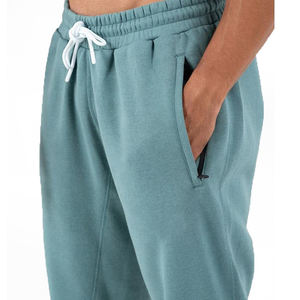 Confortable dernière conception nouveauté mi cordon taille Fitness porter pour hommes pantalons de survêtement coton polaire matériel Joggers - Product Image 6