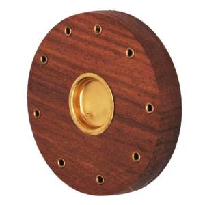 Indian Wooden <b>Incense</b> <b>Burner</b> Portable <b>Incense</b> <b>Cone</b> <b>Burner</b> Platter Shape Wooden <b>Incense</b> for Meditation From Tradnary Pvt Ltd - Product Image 2