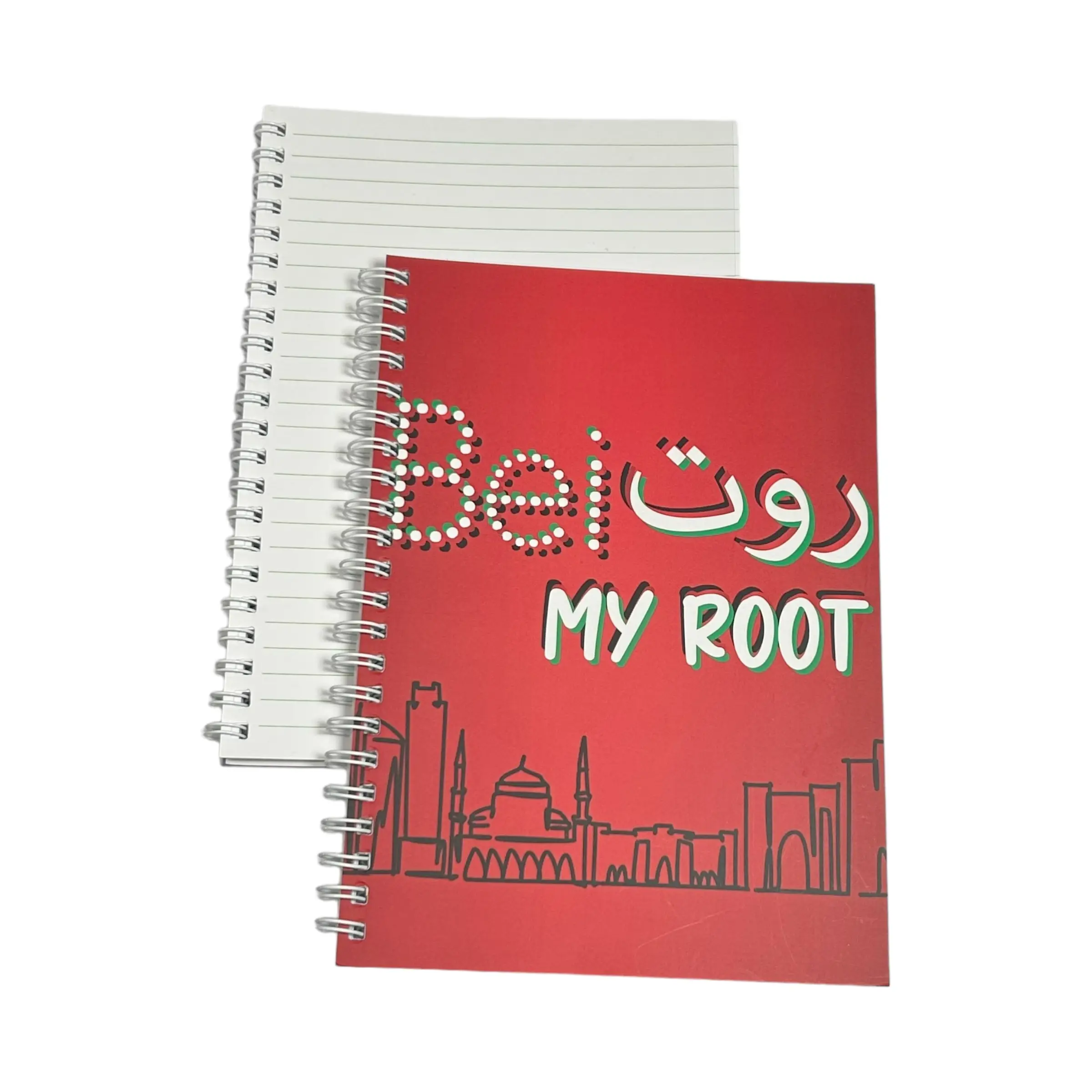 Notebook A5 Motivational Inspirational Comic Quotes Smile Yalla Design copybook Customized notebook with Unique Design