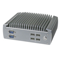 Ordinateur industriel sans ventilateur Partaker avec processeur Intel Core de 6e génération I3 6100U I5 6200U I7 6500U, DDR4, double LAN, VGA, mini PC