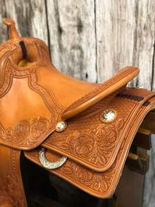 Selle anglaise de course de baril occidental de qualité supérieure avec design haut de gamme équipement de cheval de meilleure qualité sellerie de siège de cow-boy - Product Image 2