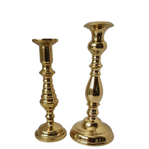 ROSHAN HANDICRAFTS Candelabro de Metal Dorado Hecho a Mano, Ecológico, con Diseño Elegante para Decoración del Hogar, Ocasiones Navideñas - Product Image 5