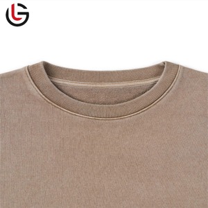 Article de vente chaud 2023 sweat sur taille sweat à col rond polaire sweat à col rond pour hommes avec personnalisation et couleur - Product Image 3