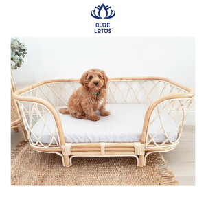 Lit pour animaux de compagnie en rotin écologique - Product Image 2