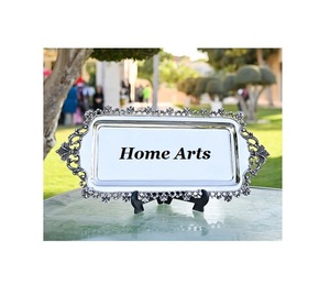 Set of 3 Stainless Steel Food Serving <b>Tray</b> Classic Design Round Shape <b>Snacks</b> Dates <b>Tray</b> For Best Selling - Product Image 6