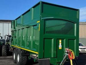 High Quality Agricultural Construction 16 ton TB silage <b>trailer</b> Hydraulic Tipping Heavy Duty Dump <b>Trailer</b> for <b>Tractor</b> Transport - Product Image 2