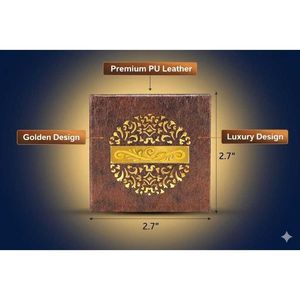 Boîte à bijoux luxueuse à double compartiment avec éclairage LED et logo personnalisé, coffret cadeau, boîte de vanité - Product Image 3