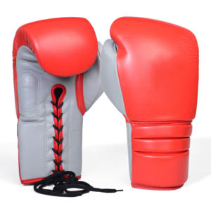 2024 Custom Made <b>Lace</b>-Up Synthetic Boxing Gloves Hand Grips Leather OEM Service - Product Image 1