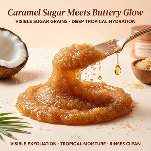 Gommage corporel OEM Brazilian Sunset au sucre de coco caramel exfoliant pour tous types de peau, vente en gros 250g, marque privée - Product Image 6