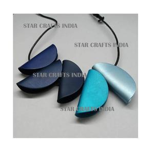 Jaune avec des colliers en métal de couleur marron pour porter des fêtes de cérémonie de fiançailles fête de bureau fonction de mariage fêtes de noël - Product Image 3