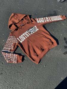 Custom Winter Hip Hop Vintage Cut Digital Printing Screen Printing Fleece Pullover Streetwear Mens Acid Washed Hoodie - Product Image 3