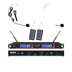 Nouveau microphone sans fil double canal portable à pince et serre-tête 797 SH812 SW812 - Product Image 1