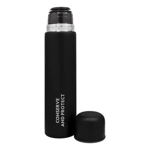 Thermos a Forma di Proiettile Nat Geo 1000 Ml in Acciaio Inossidabile Nero Opaco - Product Image 3