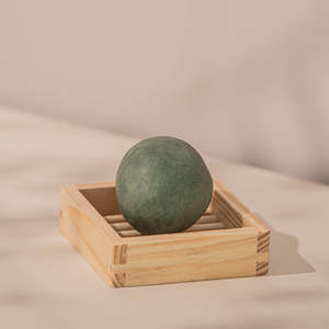 ERIGERON Natural Wooden Soap Holder Non-Slip Stable Base with Fast Drain Design Soap Saver/Tray/Case for Dry Soap - Product Image 1