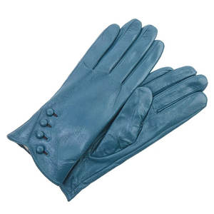 Gants de conduite en cuir doublés de laine pour hommes - Gants d'hiver chauds pour l'extérieur - Product Image 1