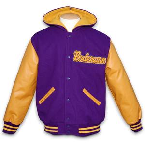 Chaqueta Varsity de Béisbol con Bordado de Lana y Camuflaje, Diseño Vintage, Color y Talla Personalizables, con Logotipo Personalizado para Hombre - Product Image 6